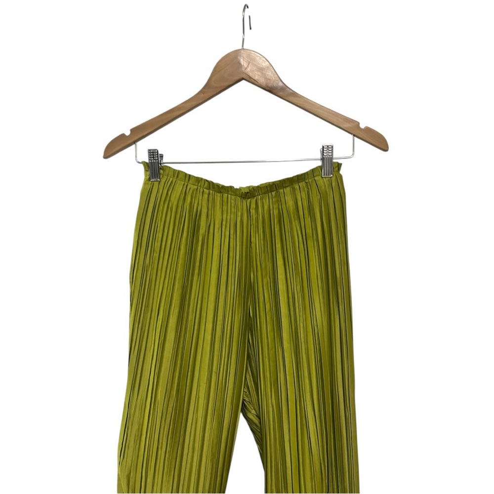 Cult Gaia Green Pleated Kiera Pants XS - Picture 3 of 6